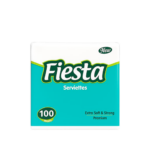 Fiesta serviettes white 100 sheets