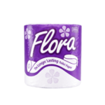 Flora 2-Ply Wrapped Toilet Paper 40 Rolls (40 Rolls per Bale)