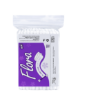 Flora Earbuds White Normal Tip Packets 050s (12 Packets x 12 Dozens per Carton)