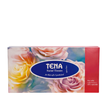 Tena floral facial tissue 150 sheets