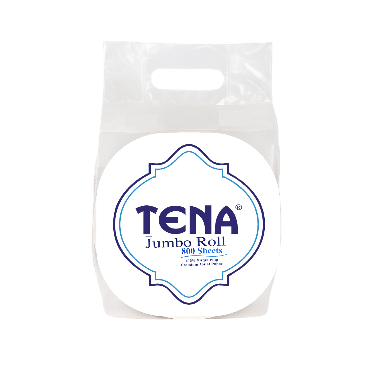 Tena Jumbo Bathroom Tissue Small Core White 100m (12 Rolls per Bale)