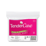 Tendercare Earbuds White Normal Tip Packets 100s (12 Packets x 6 Dozens per Carton)