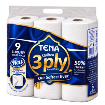 Tena toilet paper 3-ply 9 pack